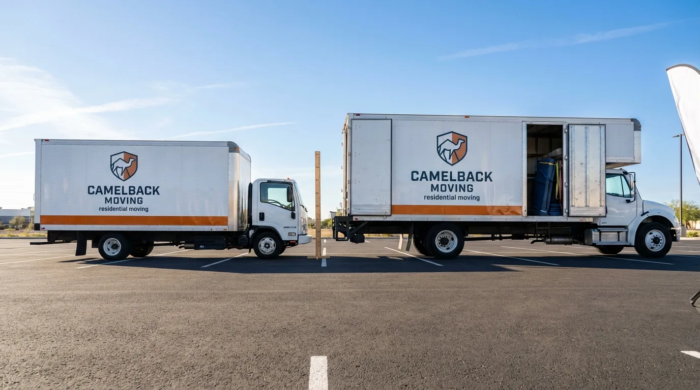 Moving truck size capacity guide in Barnsdall